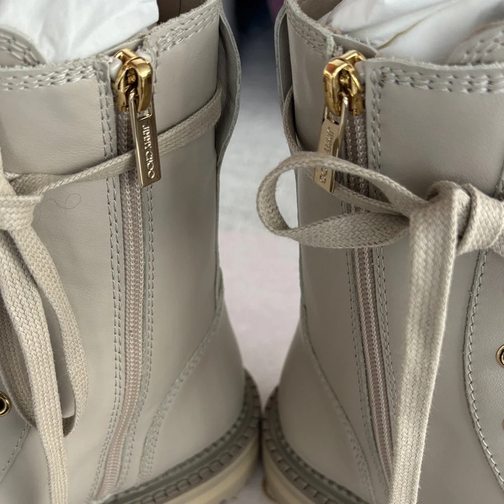 NWT - Jimmy Choo Boots - Light Sand - Picture 10 of 14